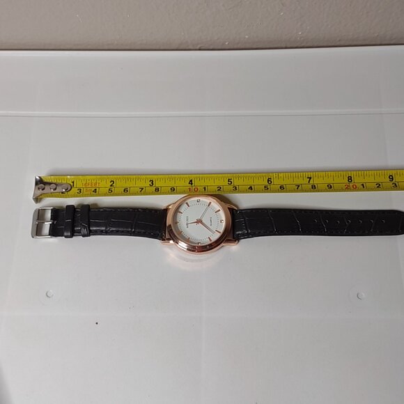 Black And Rose Gold Tone Mreurio Watch - Picture 9 of 11